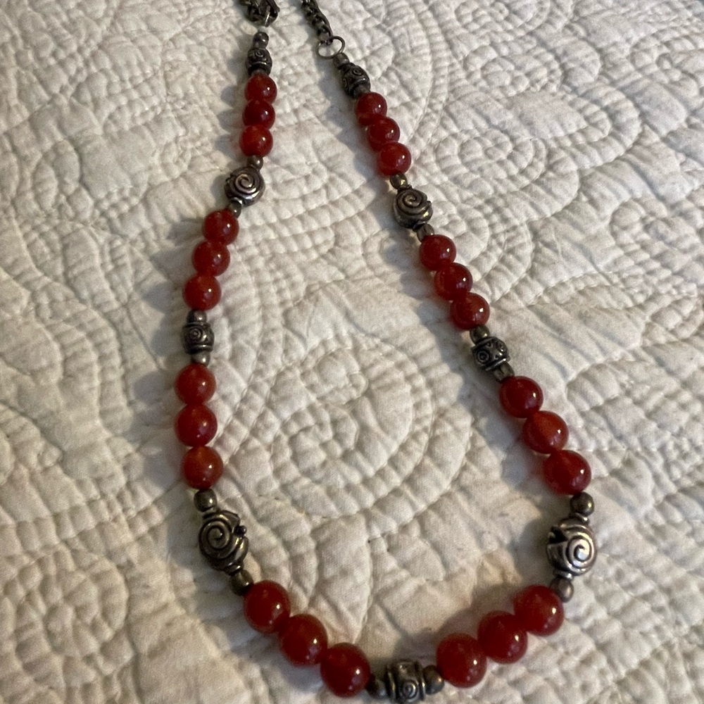 Elegant Carnelian Necklace